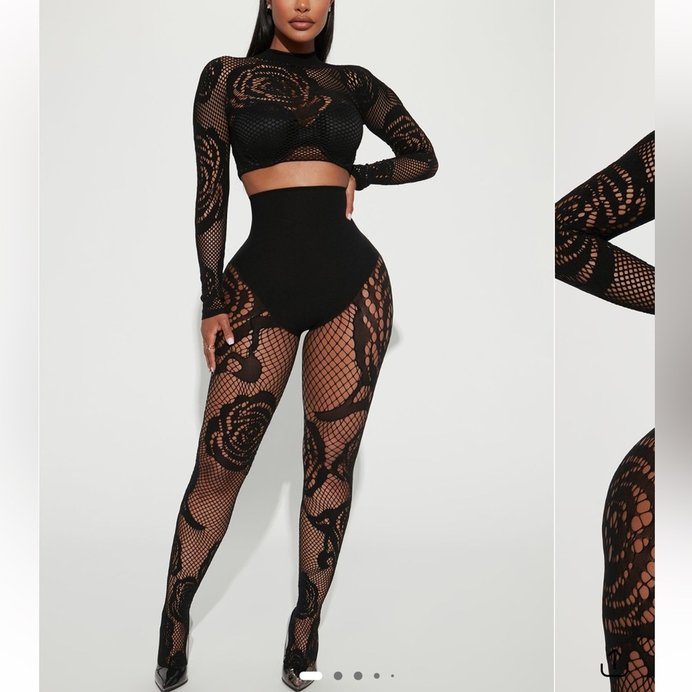 A little daring for you Black Legging Set